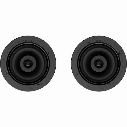 Sonos by Sonance INCLGWW1 Architectural 6-1/2" Passive 2-Way In-Ceiling Speakers (Pair) White