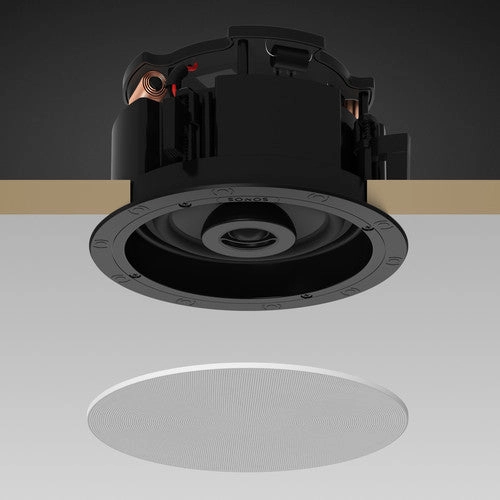 Sonos by Sonance INCLGWW1 Architectural 6-1/2" Passive 2-Way In-Ceiling Speakers (Pair) White