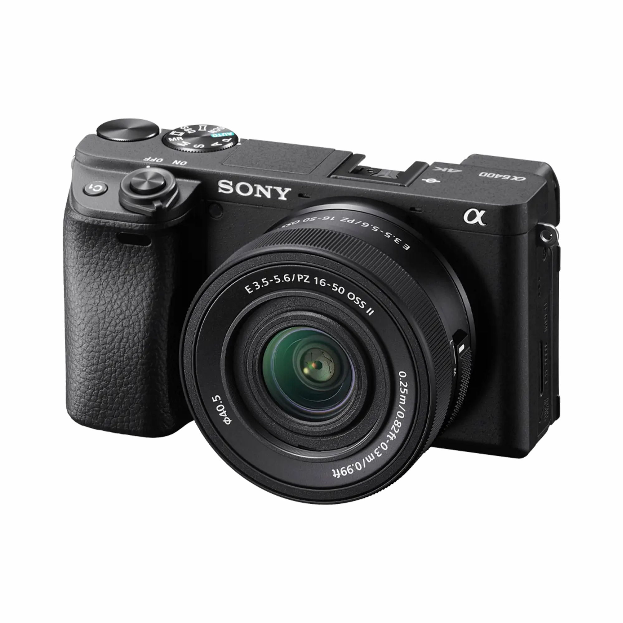 Sony a6400 Mirrorless Camera with 16-50mm f/3.5-5.6 II Lens