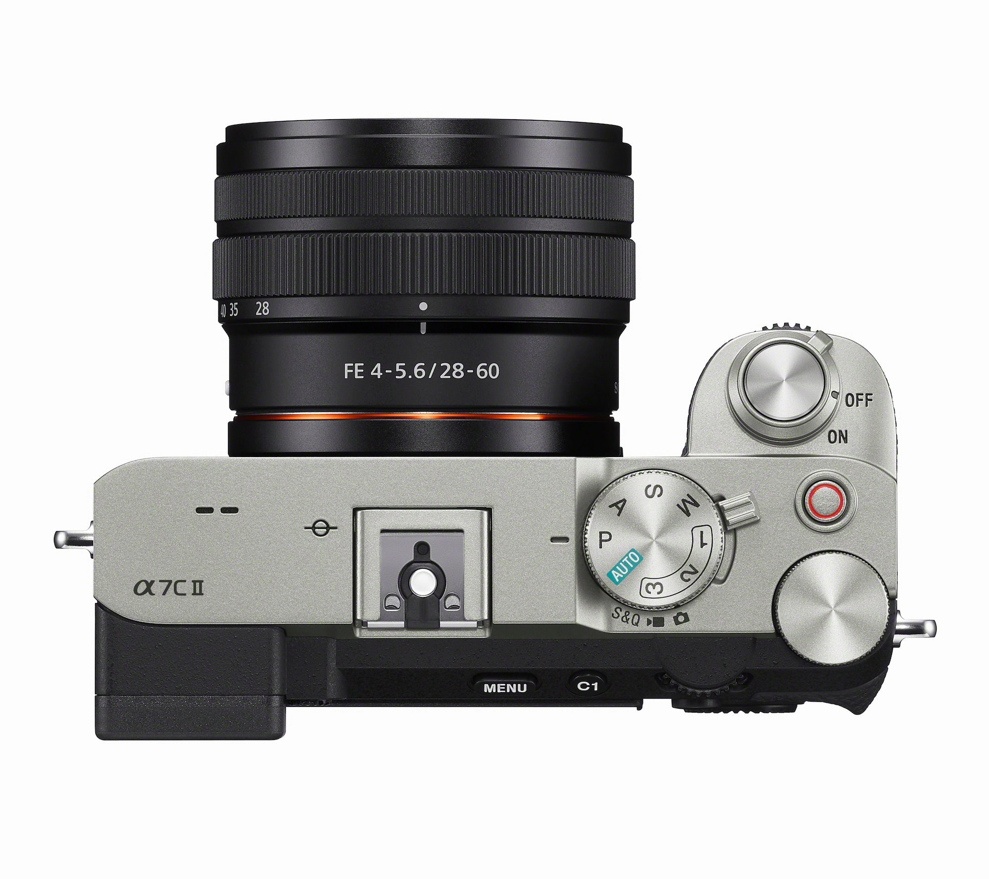 Sony Alpha a7C II Mirrorless Camera with 28-60mm f/4-5.6 Lens - Silver