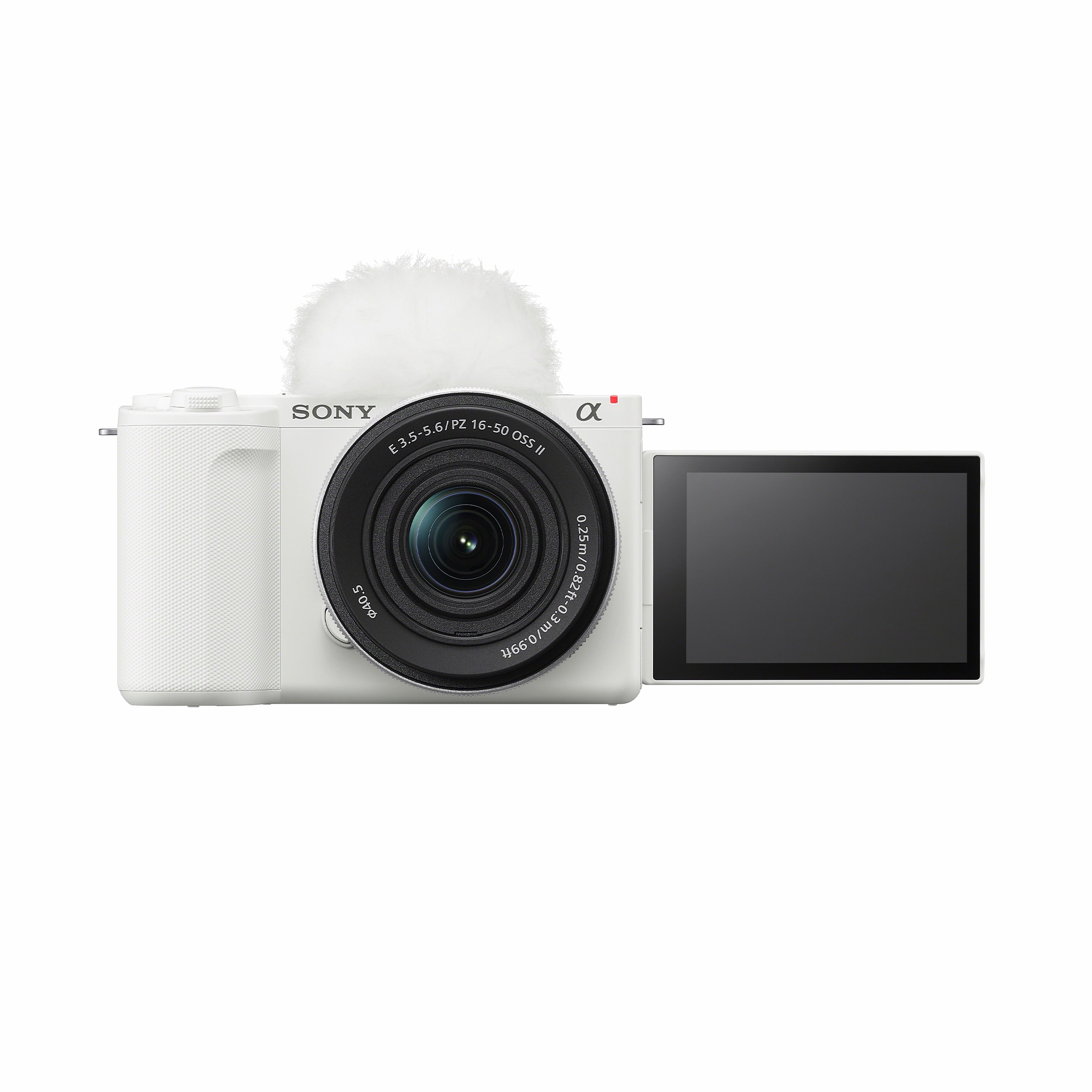 Sony Alpha ZV-E10 II Mirrorless Camera with 16-50mm Lens - White dslr camera