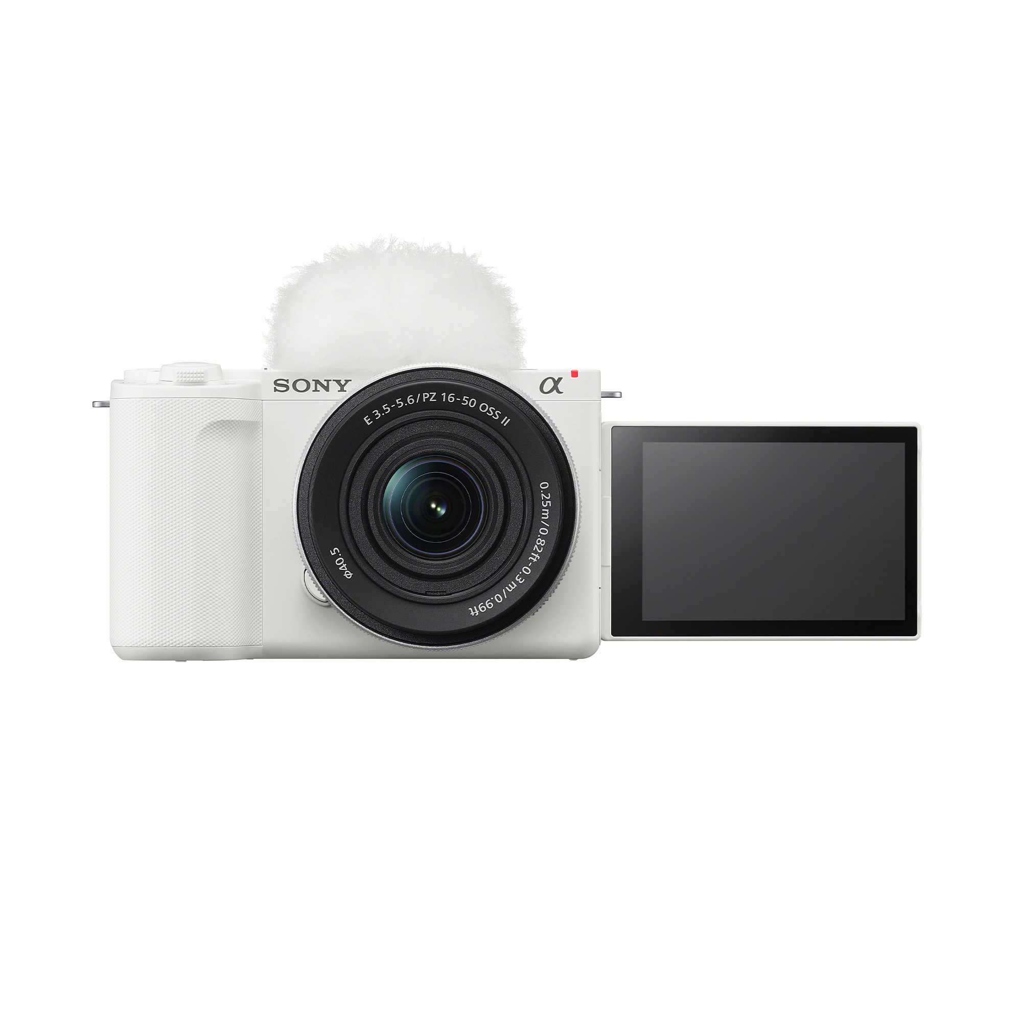 Sony Alpha ZV-E10 II Mirrorless Camera with 16-50mm Lens - White digital camera