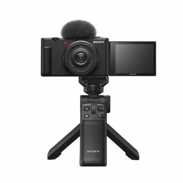 Sony ZV-1F Digital Vlog Camera With Bluetooth Grip (Black) photo