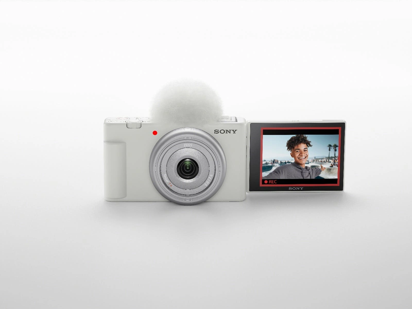 Sony ZV-1F Vlogging Camera (White)