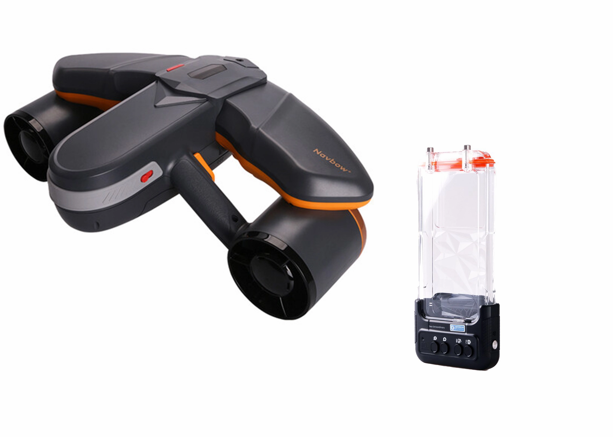 Special Bundle: Sublue Navbow  Electric Underwater Scooter and Sublue Smart Waterproof Phone Case H1
