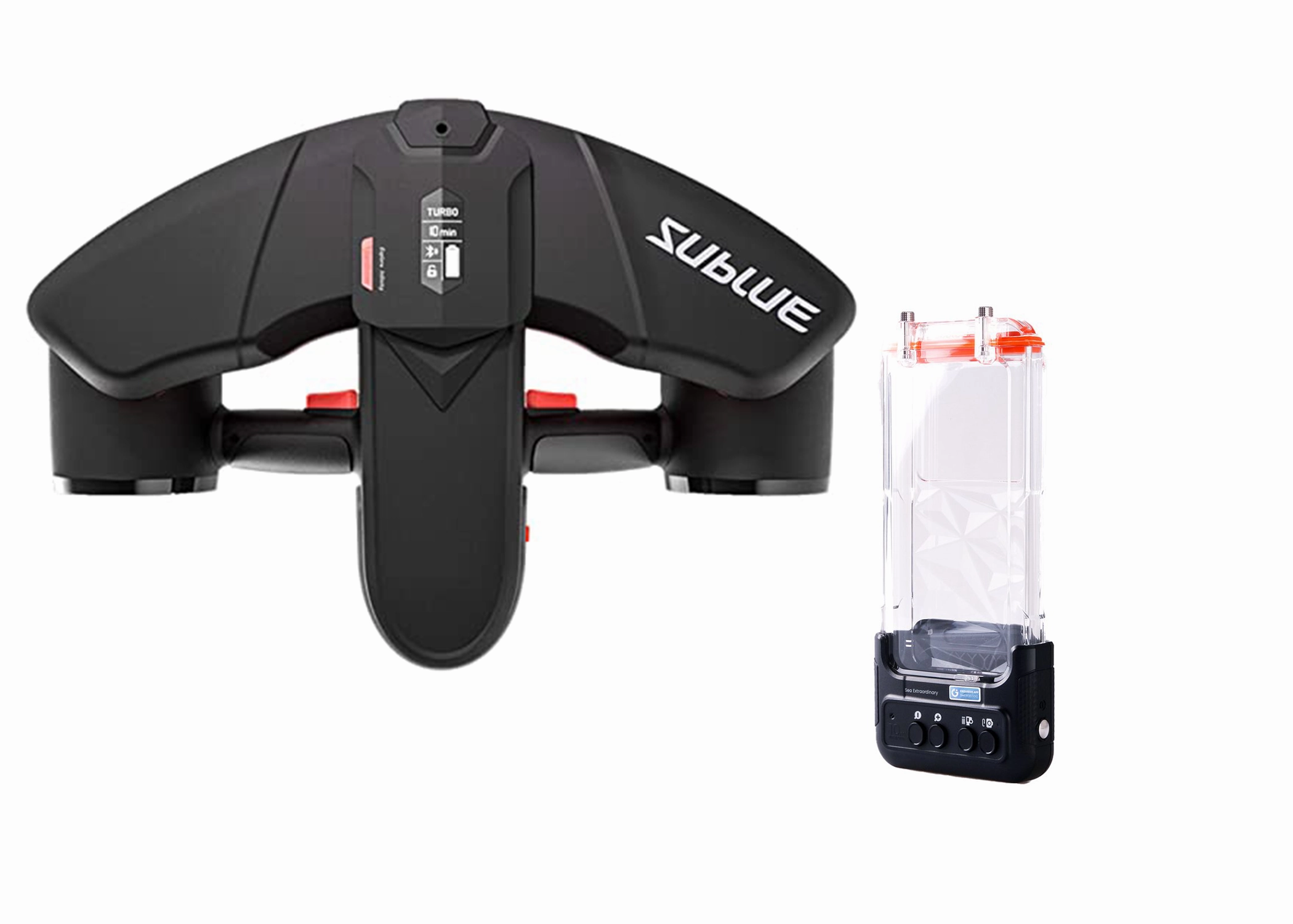 Special Bundle: Sublue Navbow Electric Underwater Scooter and Sublue Smart Waterproof Phone Case H1 dji avata