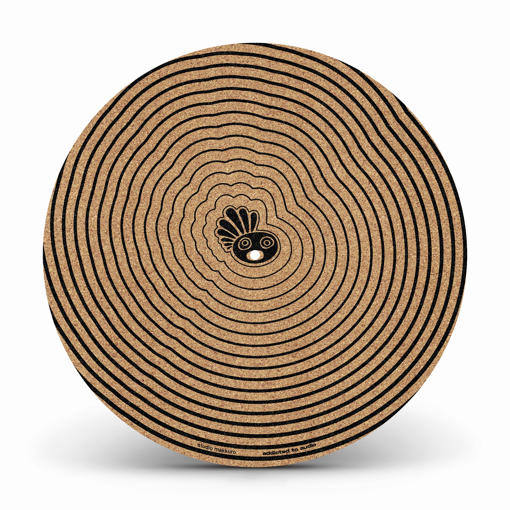 Studio Makkuro Fine Grain Portugese Cork Turntable Mats 12" 4.5mm Thick
