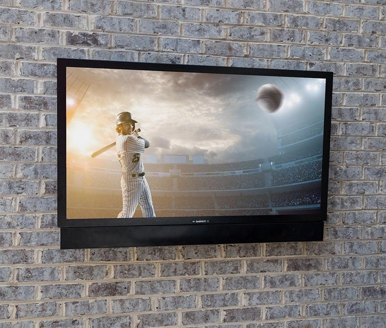 SunBrite All-Weather 2-Channel Passive Soundbar for Outdoor TV