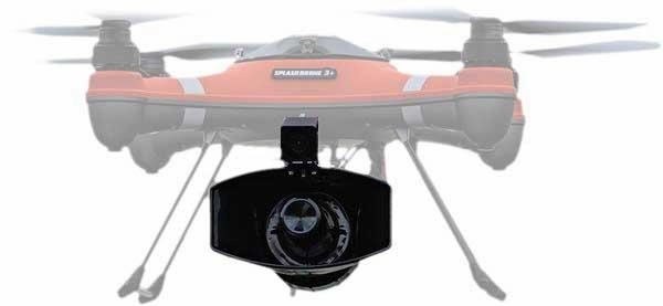 SwellPro Megaphone Loudspeaker for Splash Drone 3  HHQ drone with camera