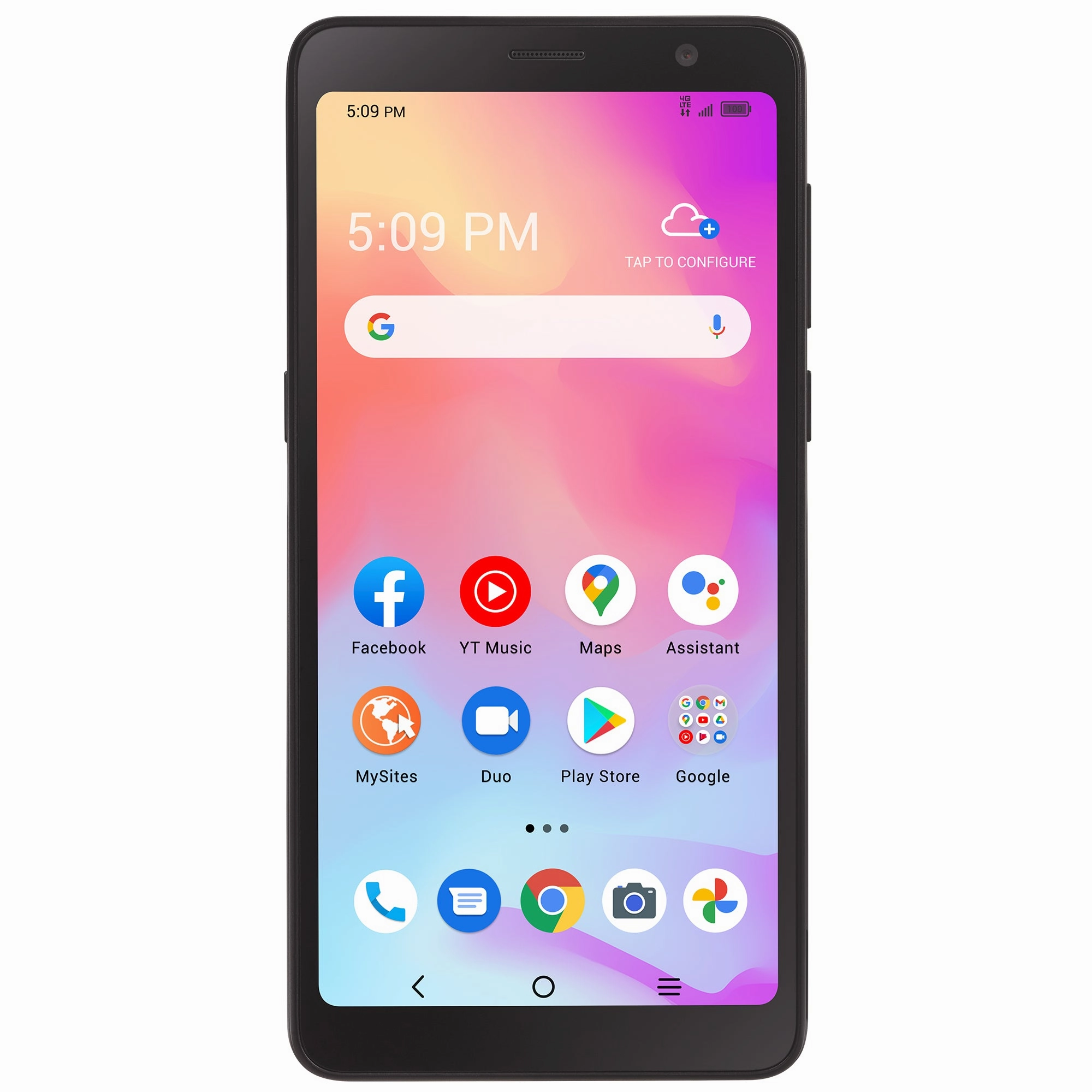 TCL A3 5.5" 32GB Black Cellular T-Mobile (SMALA509DGP5P) Cell Phone