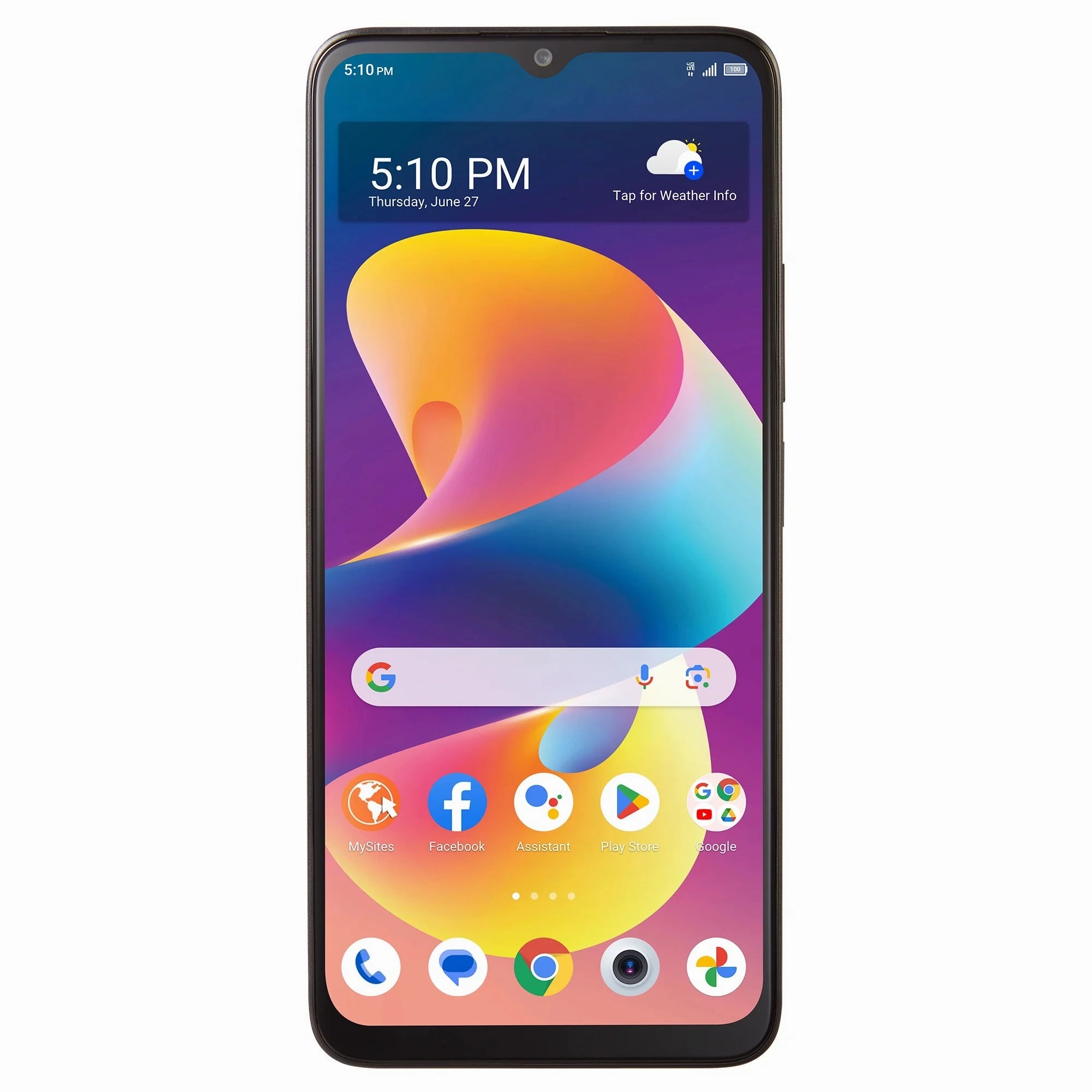 TCL STALT510DCP Straight Talk 50 LE, 64GB, CDMA LTE, Gray Prepaid Smartphone Cell Phone