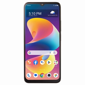 TCL STALT510DCP Straight Talk 50 LE, 64GB, CDMA LTE, Gray Prepaid Smartphone Cell Phone
