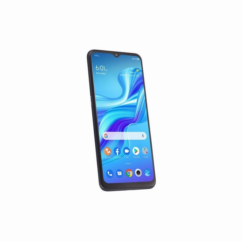 TCL STALT601DCPWP 4x 6.5" Straight Talk 5G 64GB Prepaid Smartphone, Black