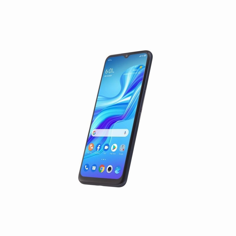TCL STALT601DCPWP 4x 6.5" Straight Talk 5G 64GB Prepaid Smartphone, Black