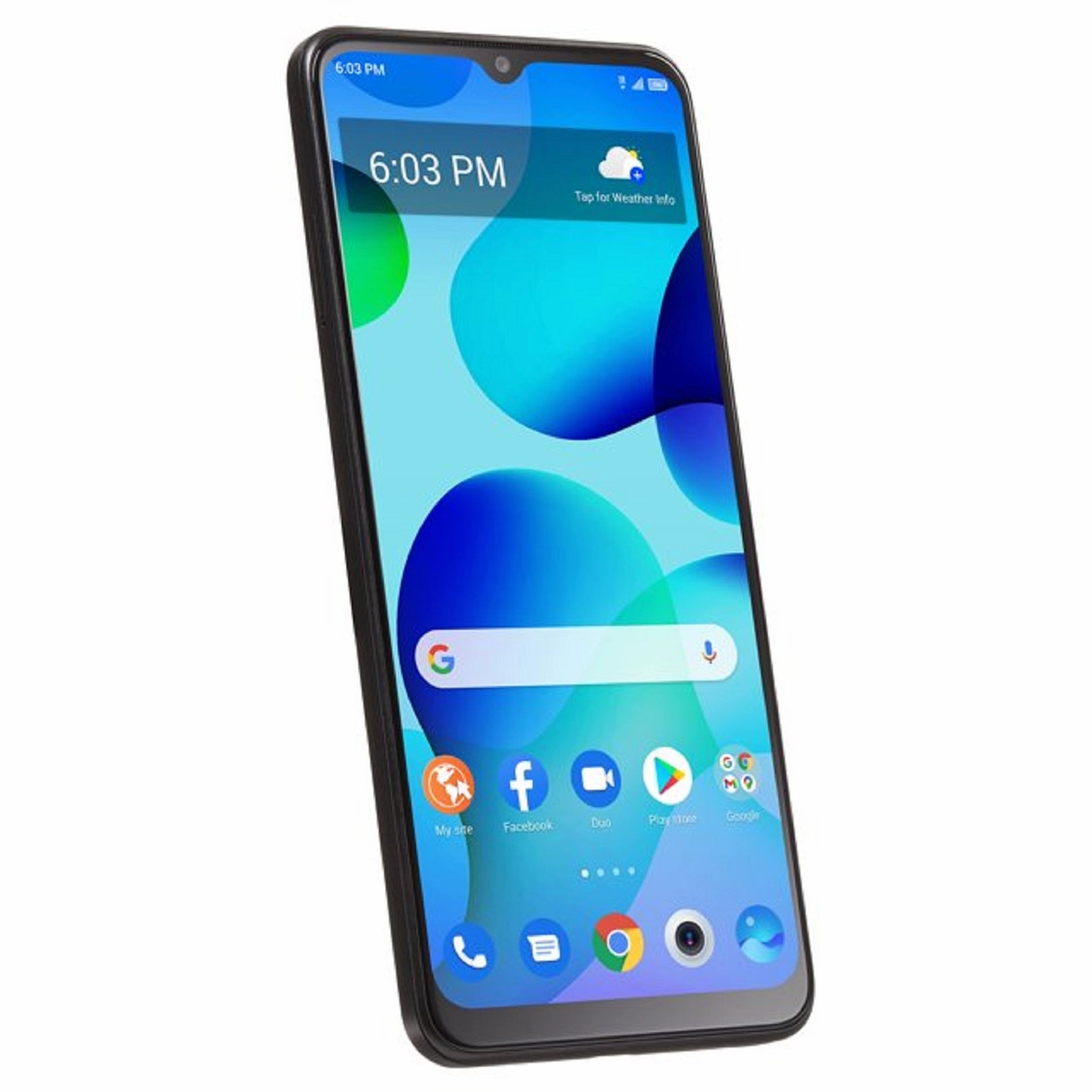 TCL STALT603DGP7P 30 T 6.5'' Straight Talk 4G LTE 6GB RAM 32GB Storage 2.0GHz Quad-core Prepaid Smartphone, Black