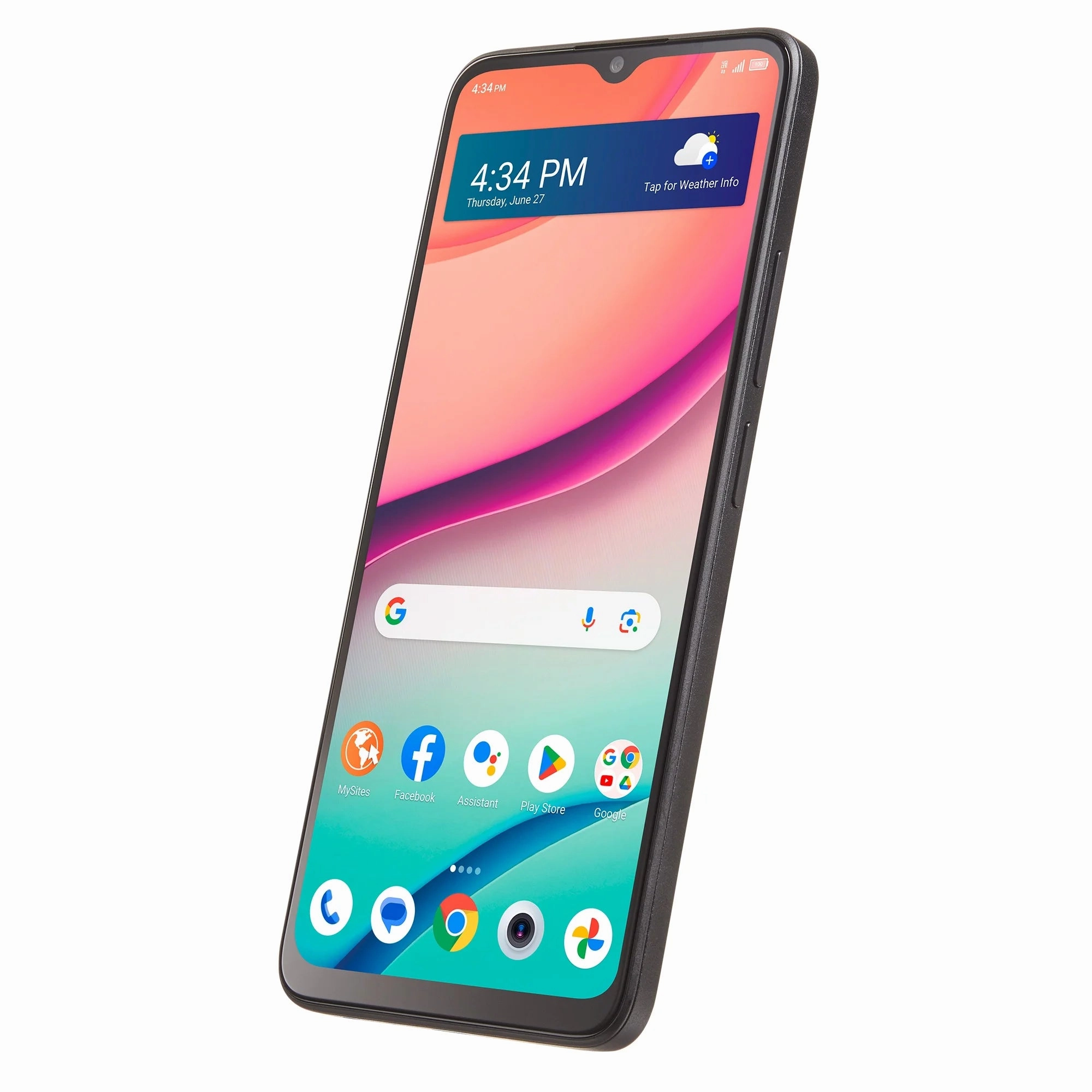 TCL TFALT434DCP Tracfone K24 32GB CDMA LTE Prepaid Smartphone, Gray