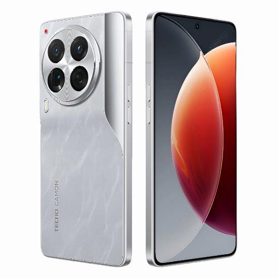 Tecno Camon 30 Premier 5G, 12GB 12GB & 512GB, 7.7Inch, Alps Snowy Silver Cell Phone