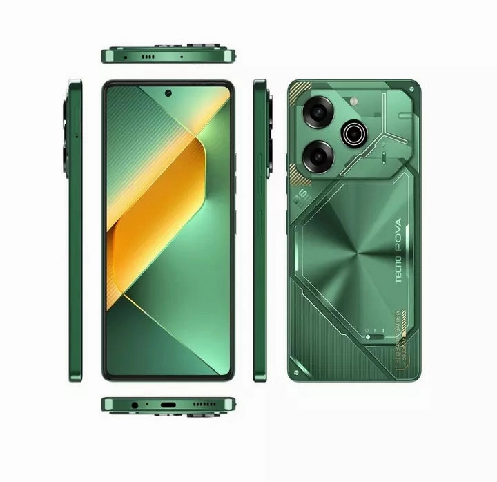 Tecno Pova 6 Pro 5G, 12GB & 256GB, 6.7Inch, 6000Mah, Comet Green Cell Phone