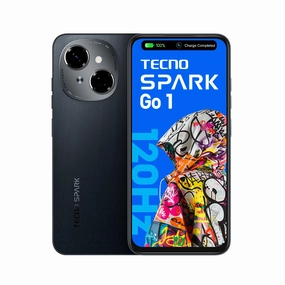 Tecno Spark GO 01, 4GB & 64GB, 6.6Inch, 5000Mah, Startrail Black Cell Phone