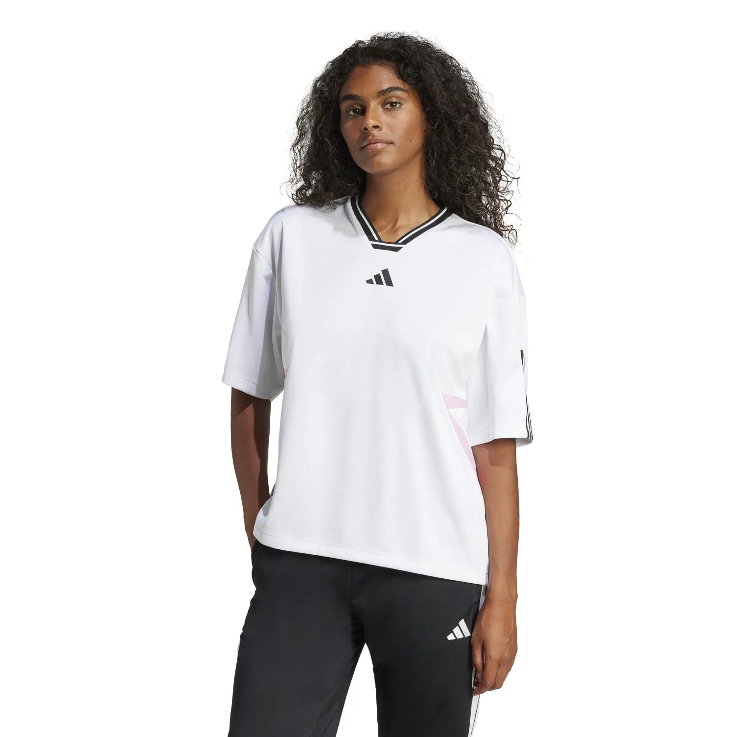 Tiro Colorblock Boyfriend Tee - Womens Clothing_Adidas