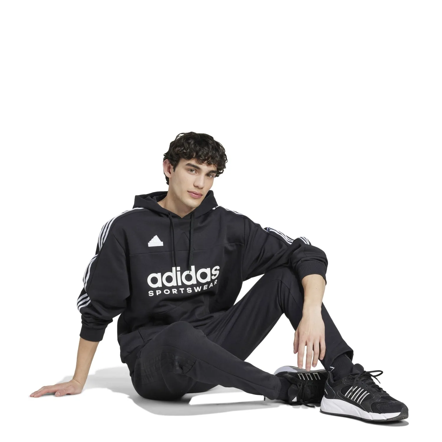 Tiro Fleece Hoody- Mens Clothing_Adidas