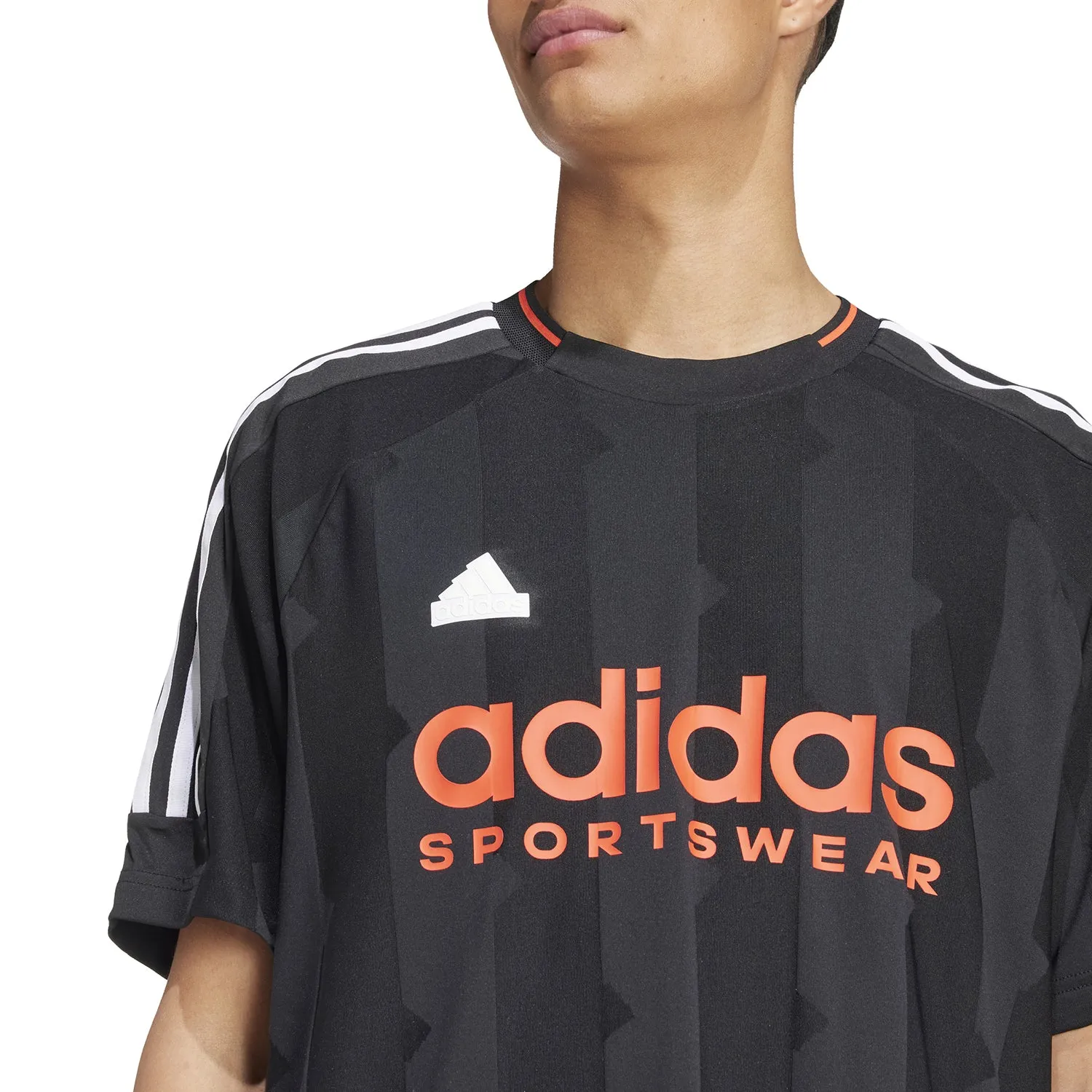 Tiro SS Jaquard Jersey - Mens Clothing_Adidas