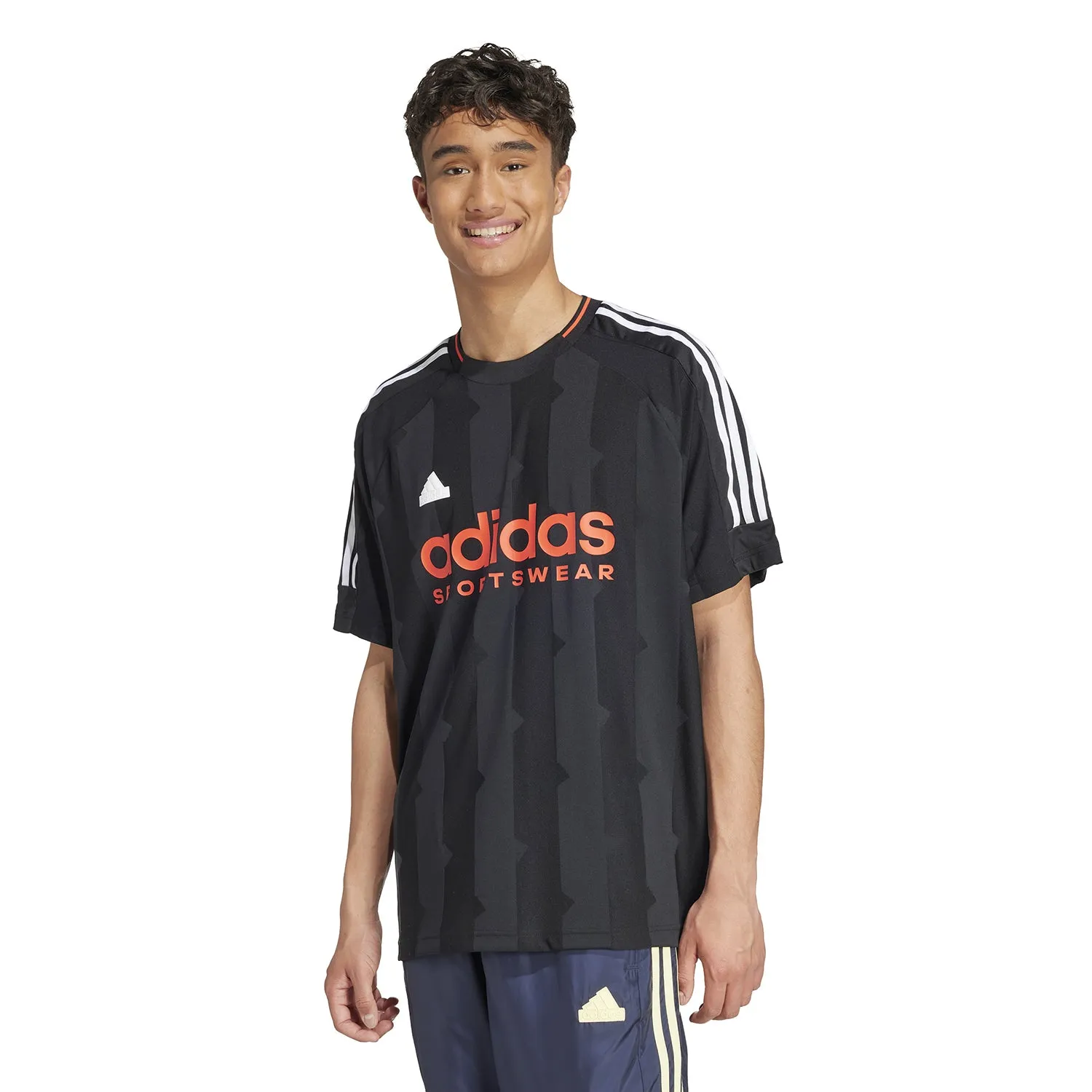 Tiro SS Jaquard Jersey - Mens Clothing_Adidas