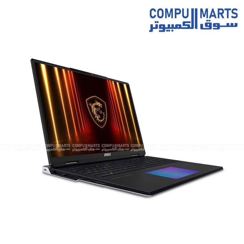 Titan 18 HX AI A2XWJG Intel Core Ultra 9 285HX NVIDIA GeForce RTX 5090 24GB  18"  UHD  MiniLED, 120Hz, 100% DCI-P3  RAM 96GB DDR5 6400MHz 48GB*2 SSD 4TB 2TB NVMe PCIe Gen5x4 SSD  2TB NVMe PCIe Gen4x4 Intel Killer Wi-Fi 7