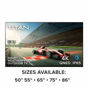 Titan Full Sun Outdoor Smart TV 4K QNED oled tv, samsung tv