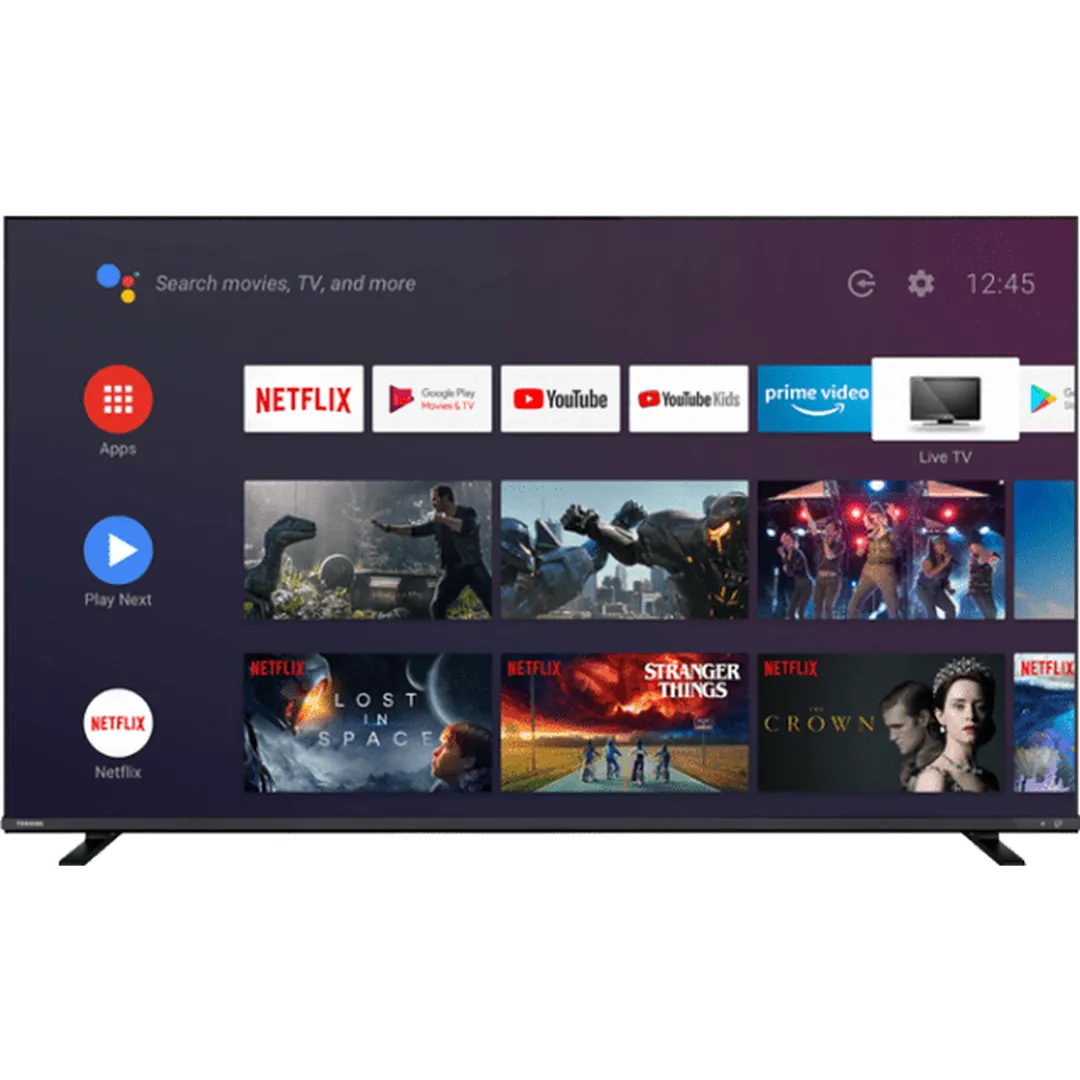 Toshiba 50" QLED Android TV | 50QA4C63DB tv wall mount, 55 inch tv