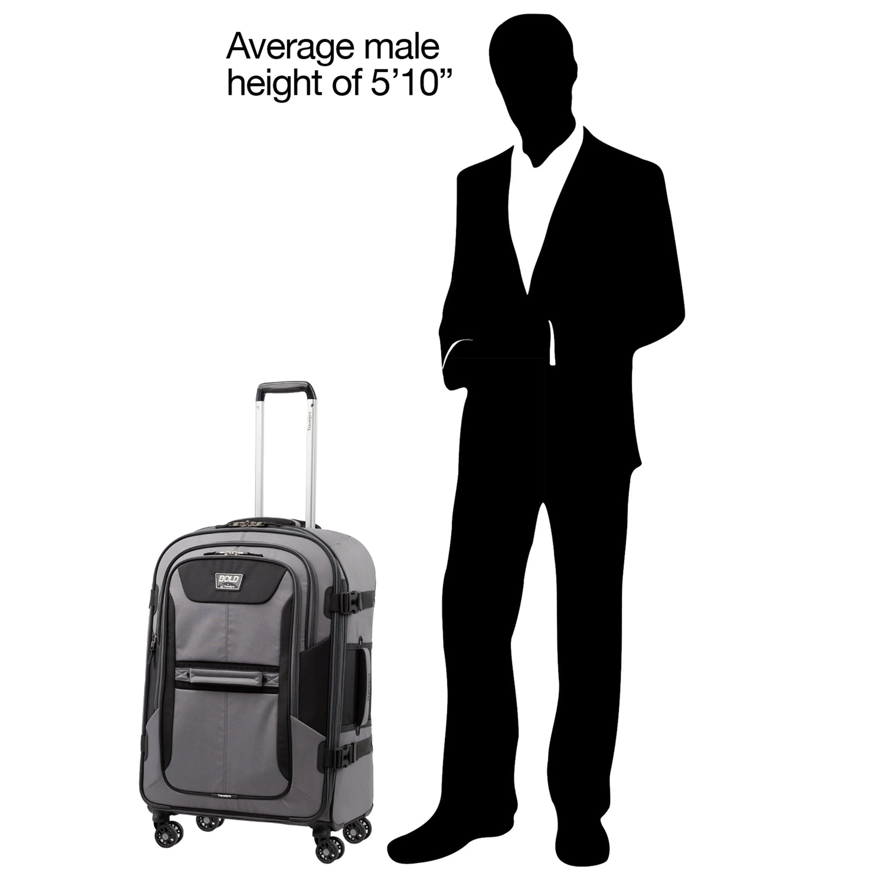 TravelPro Bold 26" 4-Wheel Medium Luggage Bags Travelpro