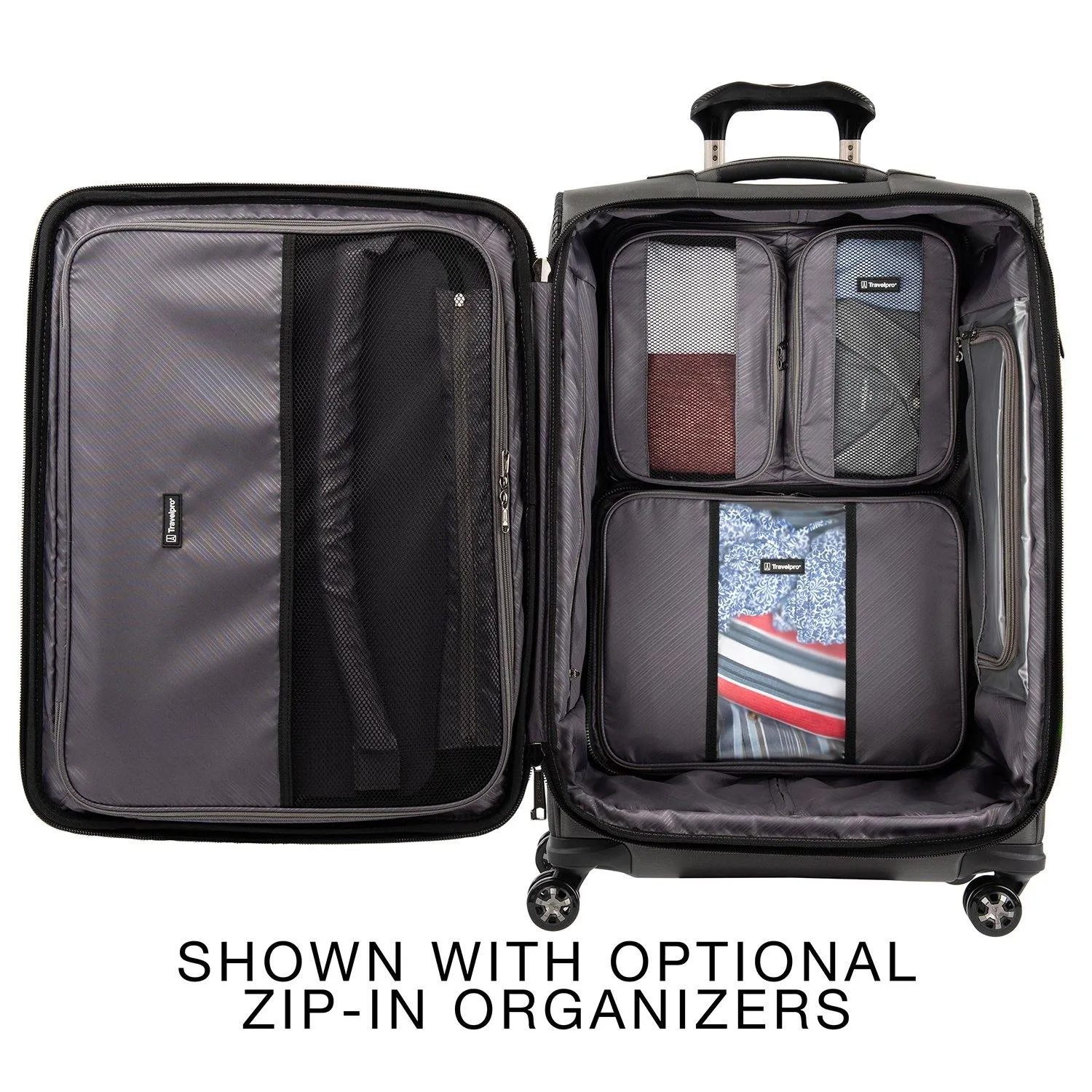 Travelpro Crew Versapack 25" Expandable Spinner Suiter Bags Travelpro