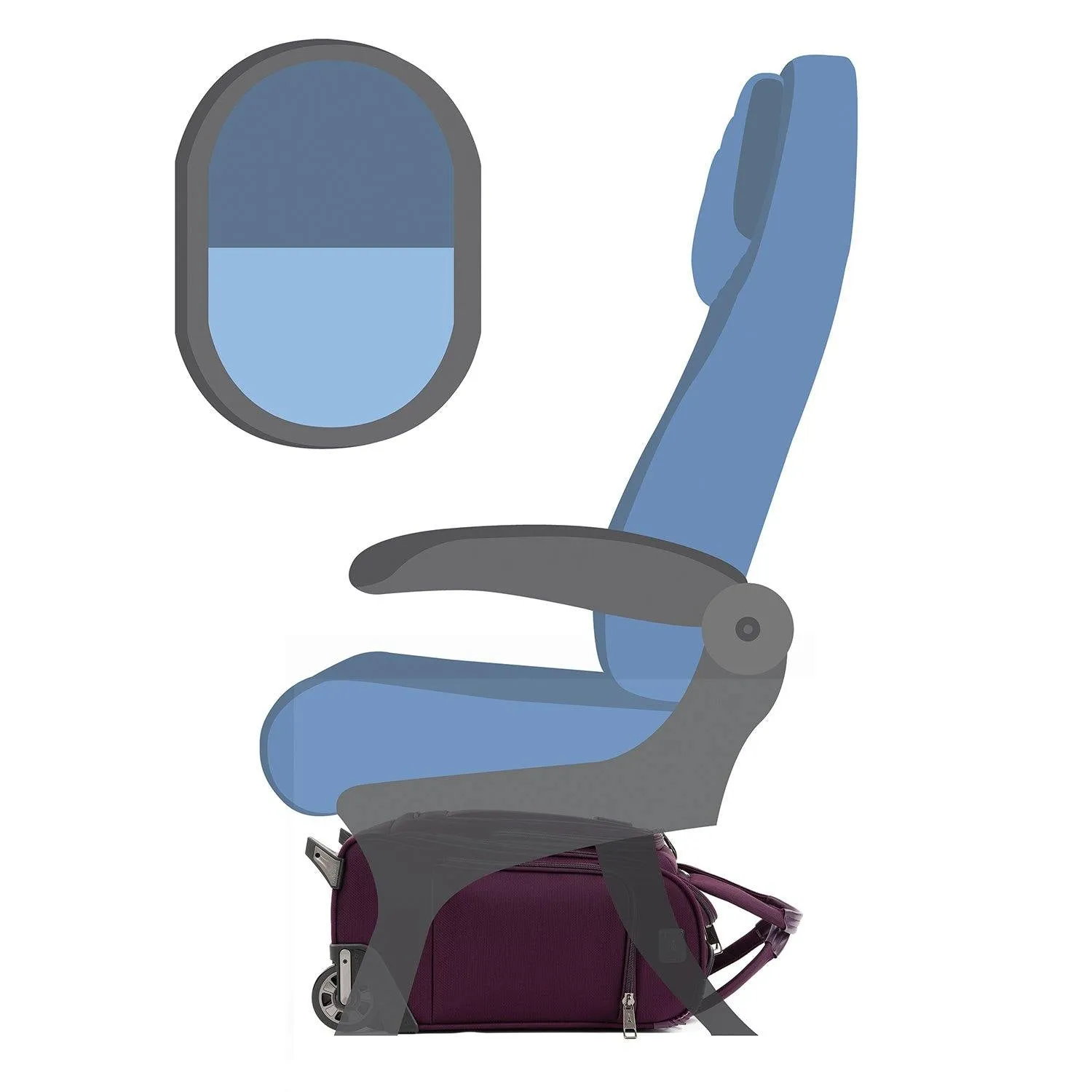 TravelPro Crew Versapack Rolling UnderSeat Carry-On Bags Travelpro