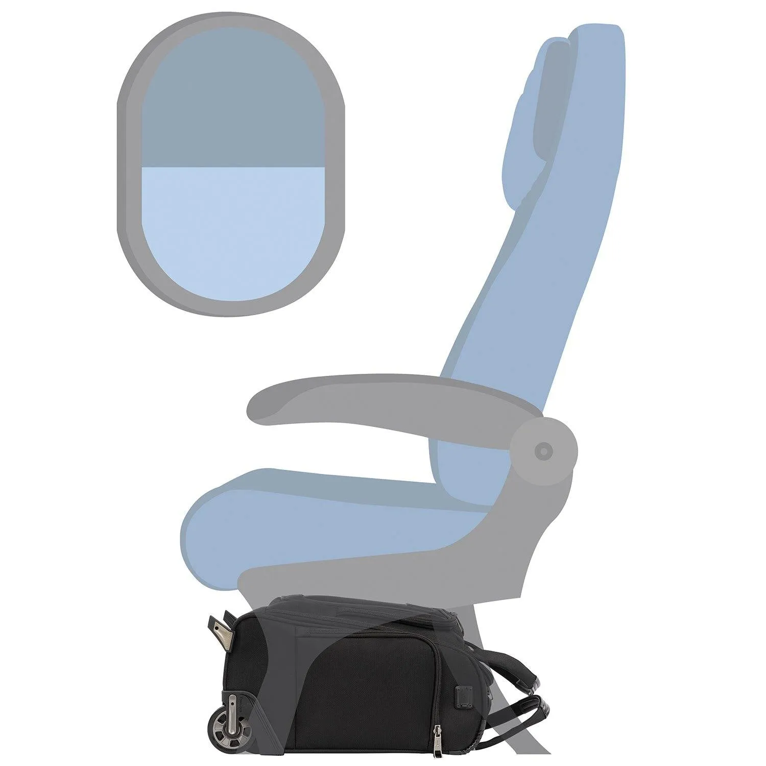 TravelPro Crew Versapack Rolling UnderSeat Carry-On Bags Travelpro