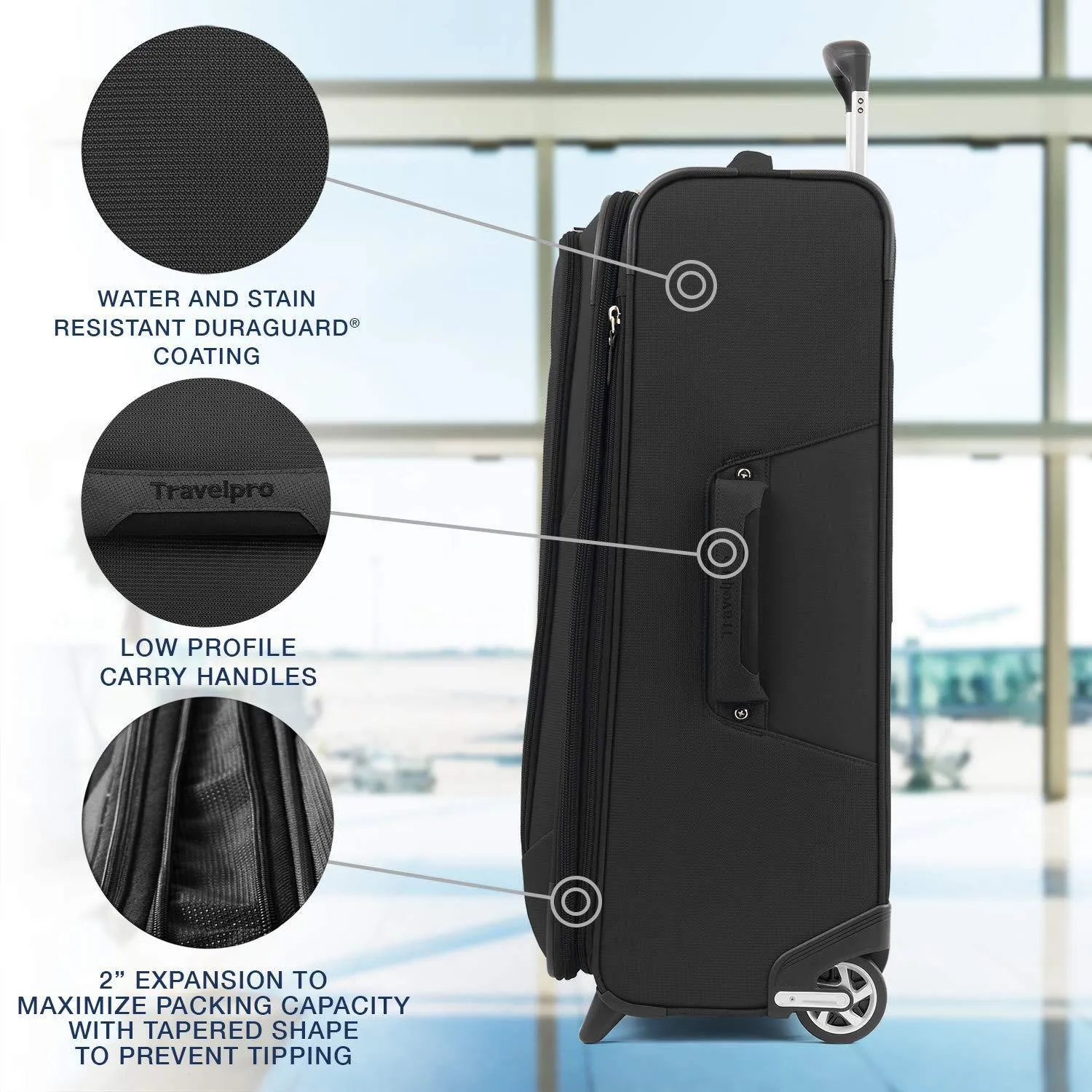 TravelPro Maxlite 5 26" 2-Wheel Medium Luggage Bags Travelpro