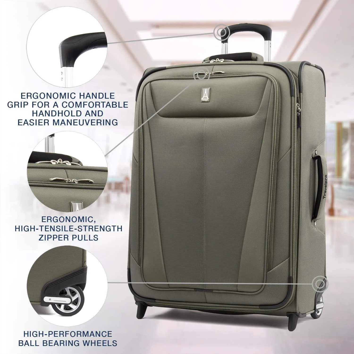 TravelPro Maxlite 5 26" 2-Wheel Medium Luggage Bags Travelpro