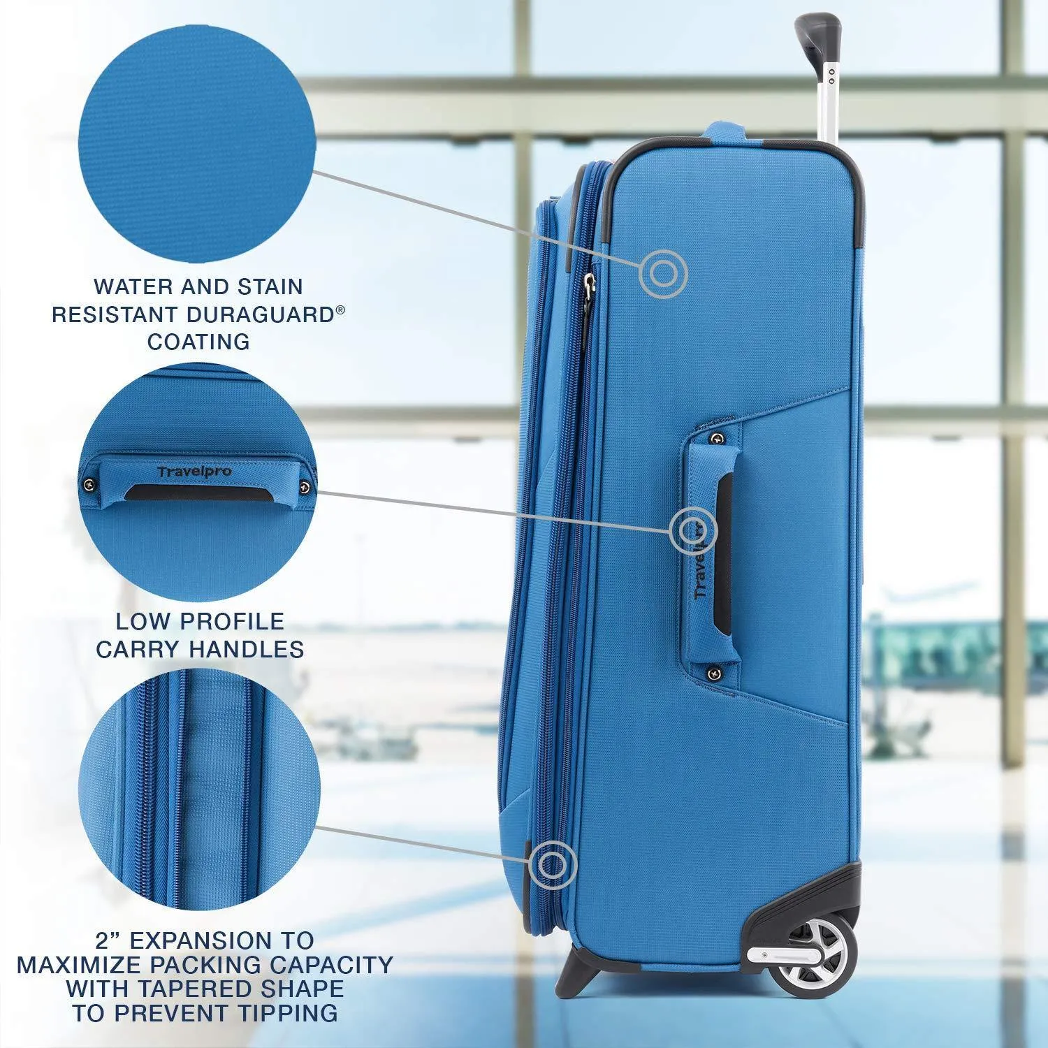 TravelPro Maxlite 5 26" 2-Wheel Medium Luggage Bags Travelpro