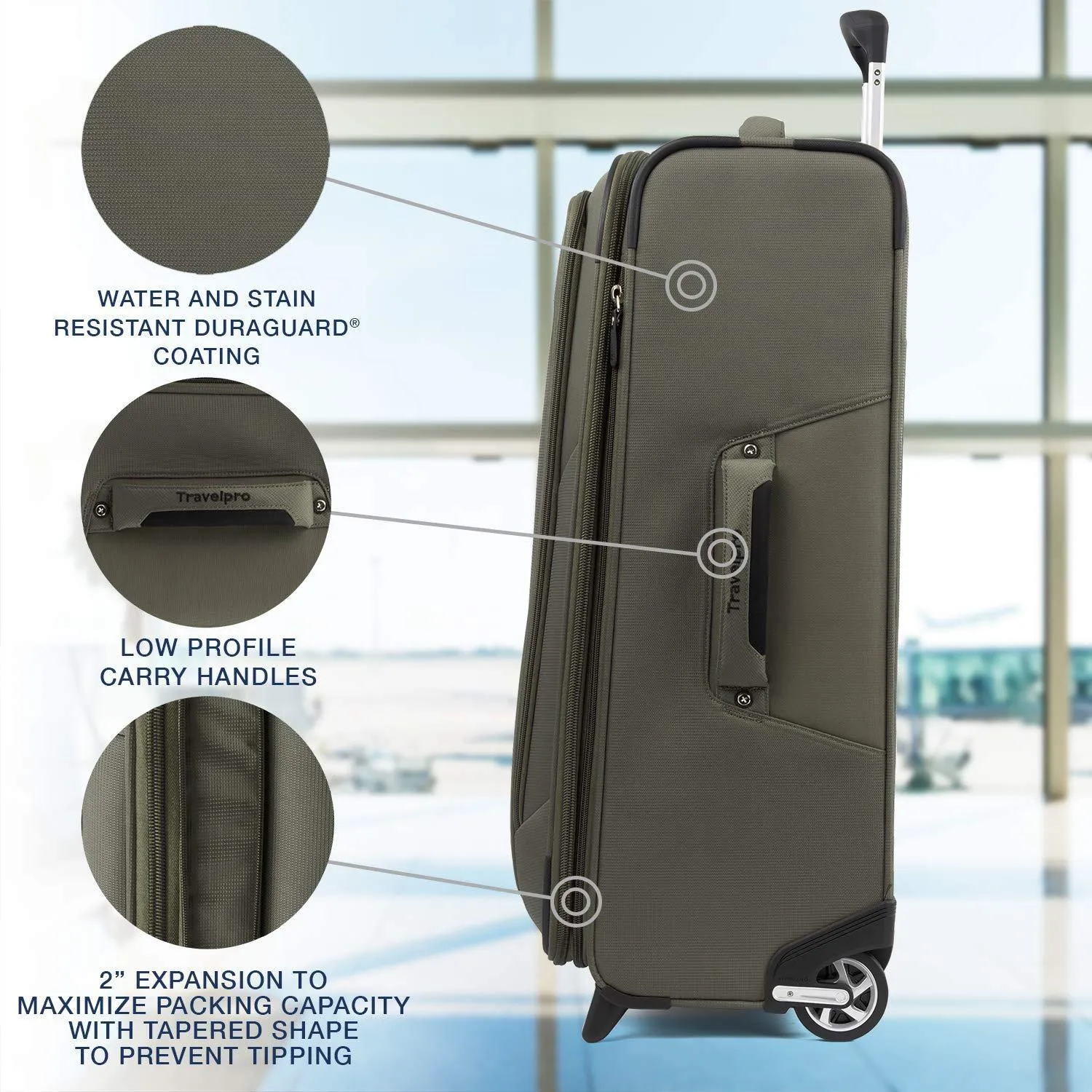 TravelPro Maxlite 5 26" 2-Wheel Medium Luggage Bags Travelpro