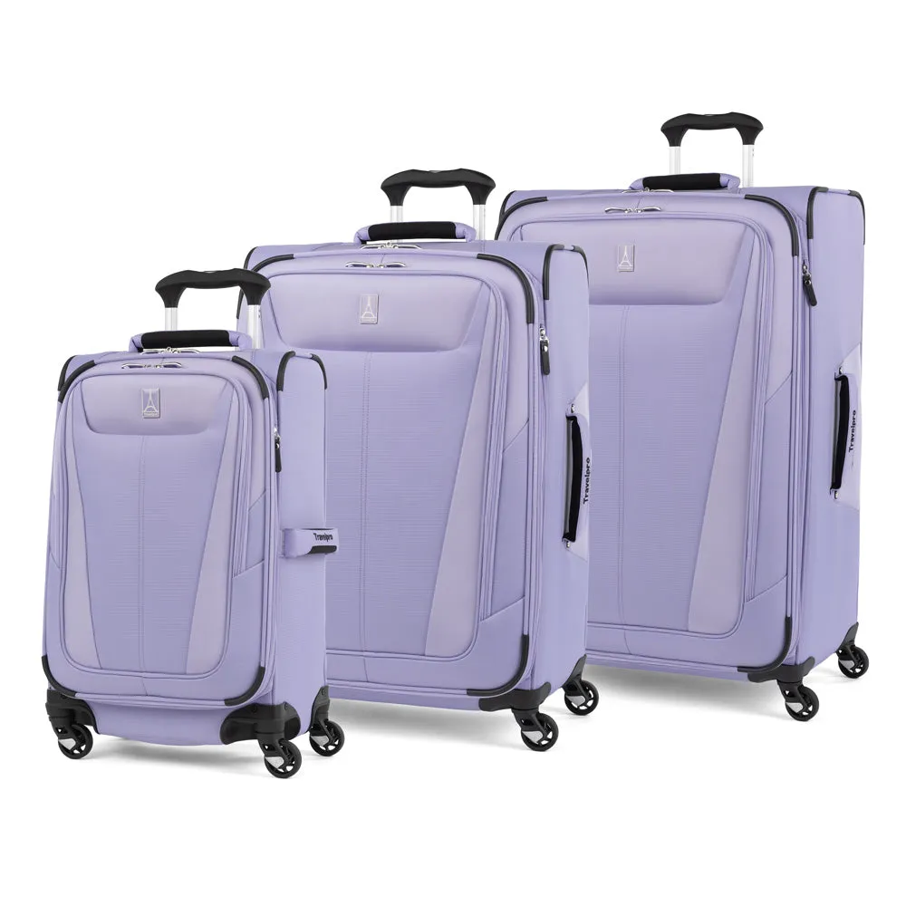 Travelpro Maxlite 5 3-Piece Set (21/25/29) 4-Wheel Softside Luggage Bags Travelpro