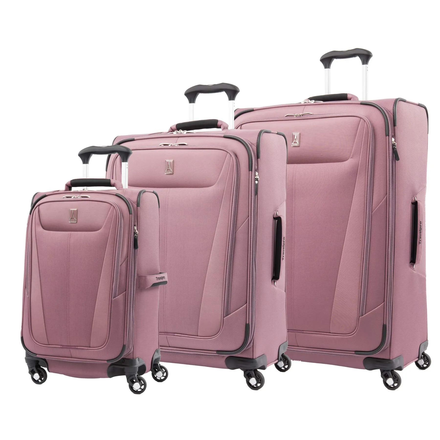 Travelpro Maxlite 5 3-Piece Set (21/25/29) 4-Wheel Softside Luggage Bags Travelpro