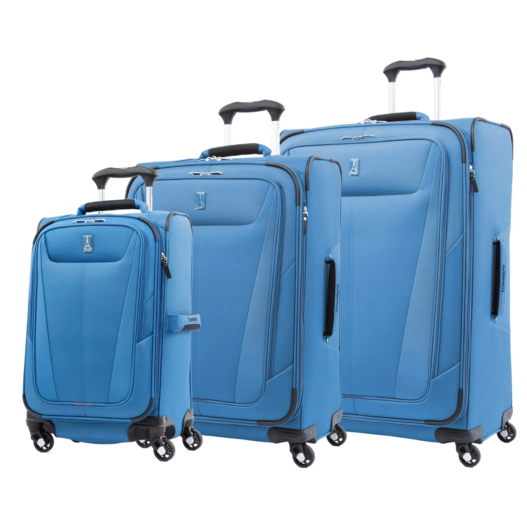 Travelpro Maxlite 5 3-Piece Set (21/25/29) 4-Wheel Softside Luggage Bags Travelpro