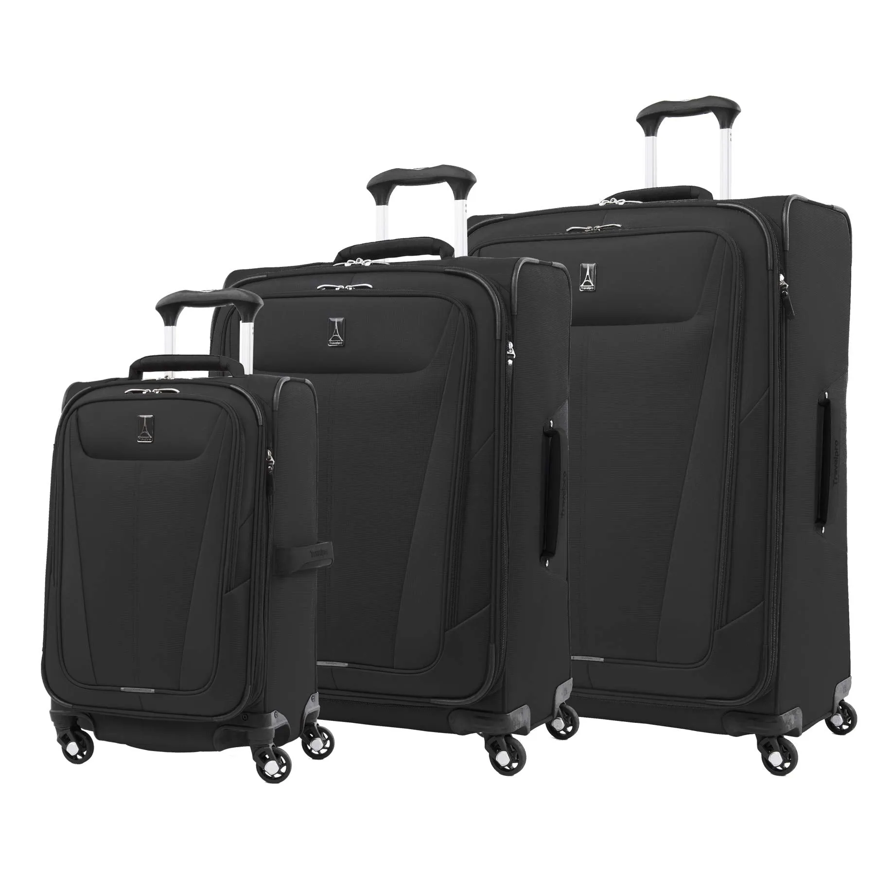 Travelpro Maxlite 5 3-Piece Set (21/25/29) 4-Wheel Softside Luggage Bags Travelpro