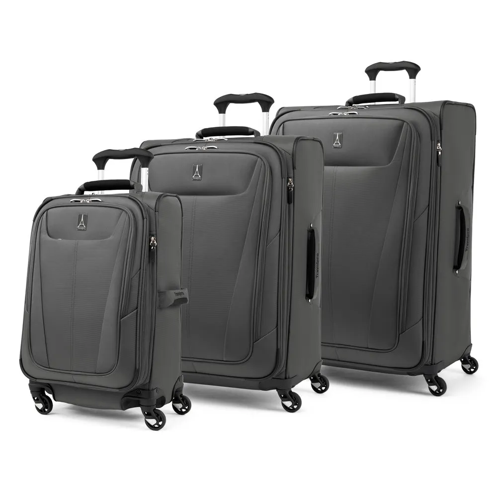 Travelpro Maxlite 5 3-Piece Set (21/25/29) 4-Wheel Softside Luggage Bags Travelpro
