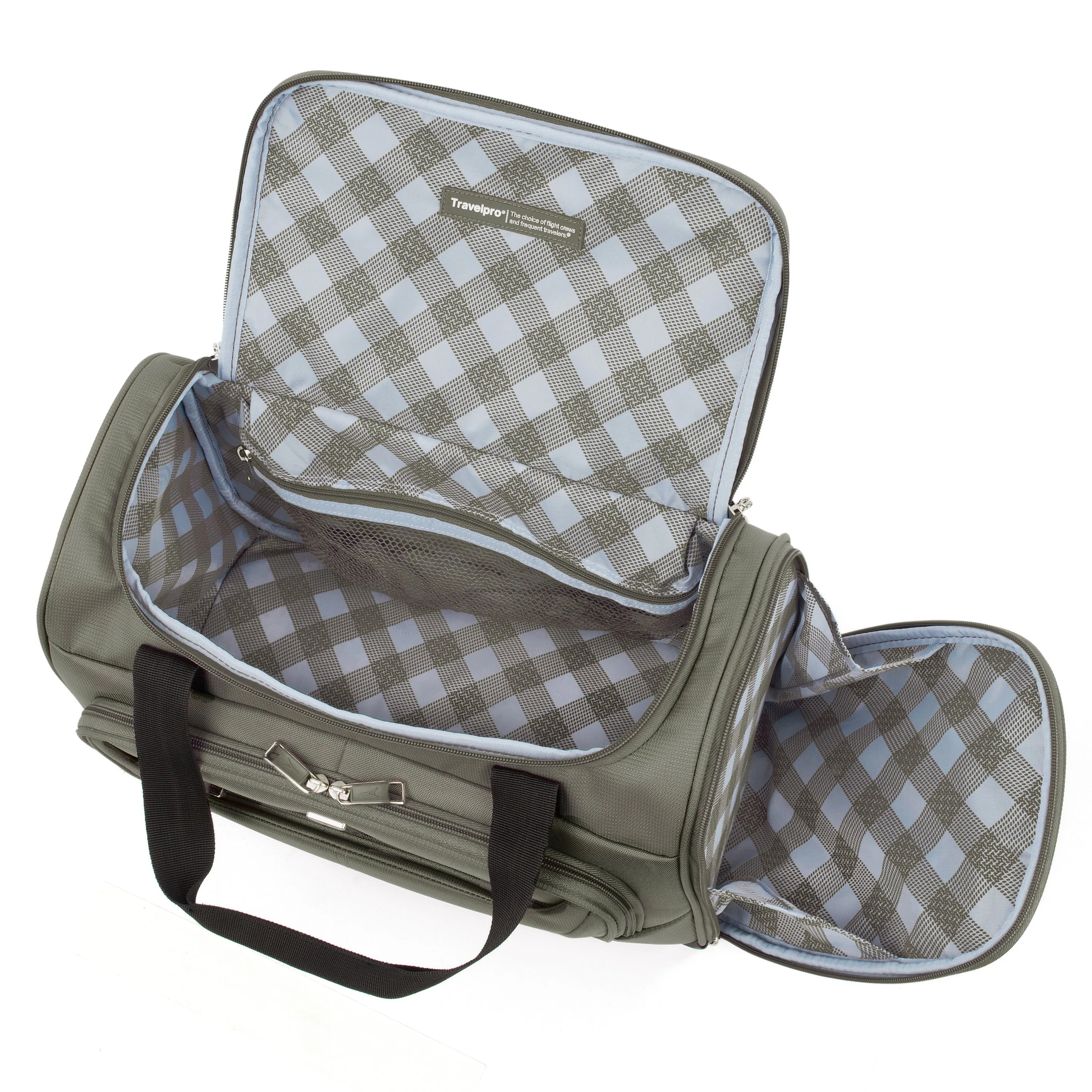 Travelpro Maxlite 5 Softside 2pc Set Expandable Carry On Upright 2 Wheel Luggage/Soft Underseat Tote, Lightweight Suitcase, Men and Women Bags Travelpro