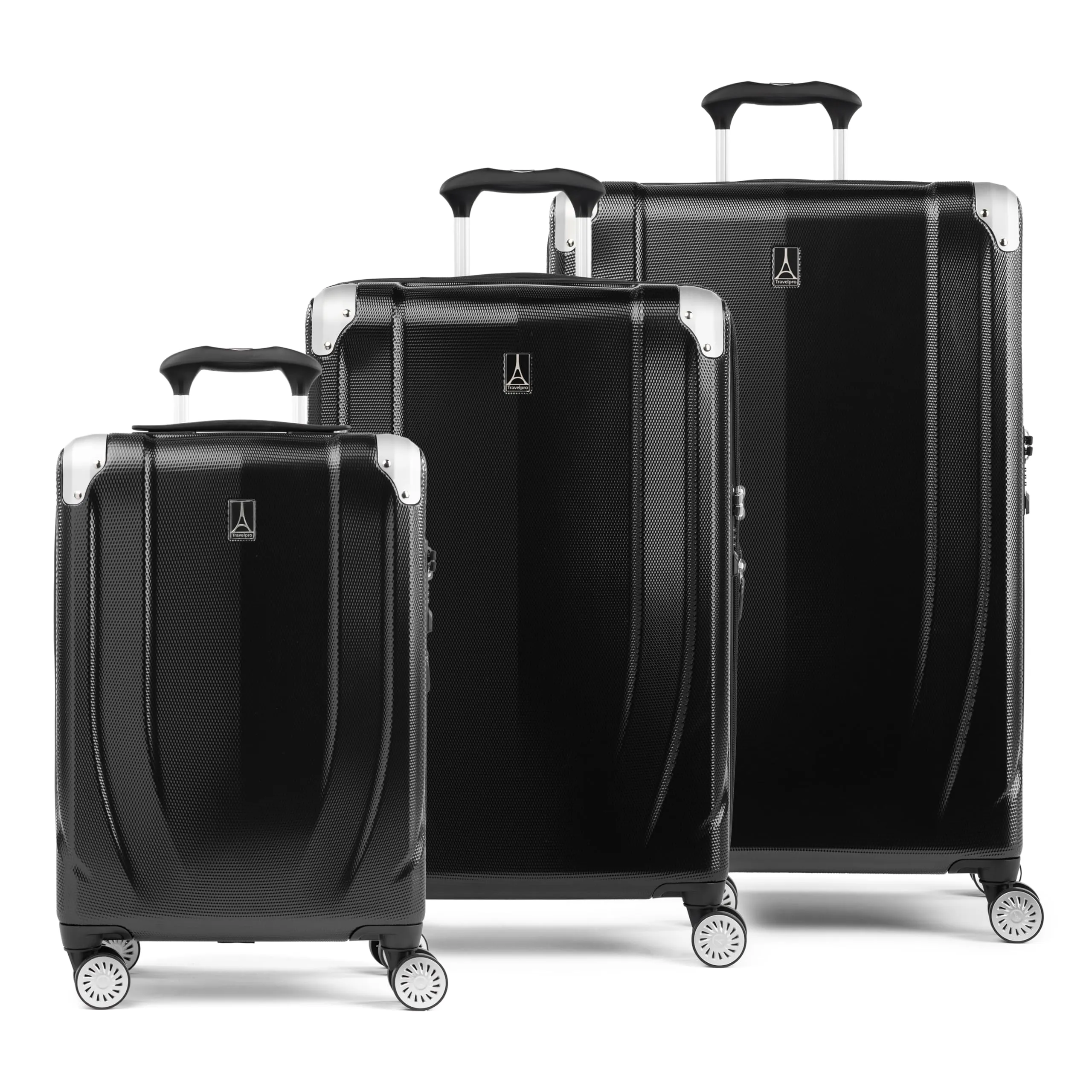 Travelpro Pathways 3 Hardside Expandable Luggage, 3 Piece Set (21/25/28) Bags Travelpro