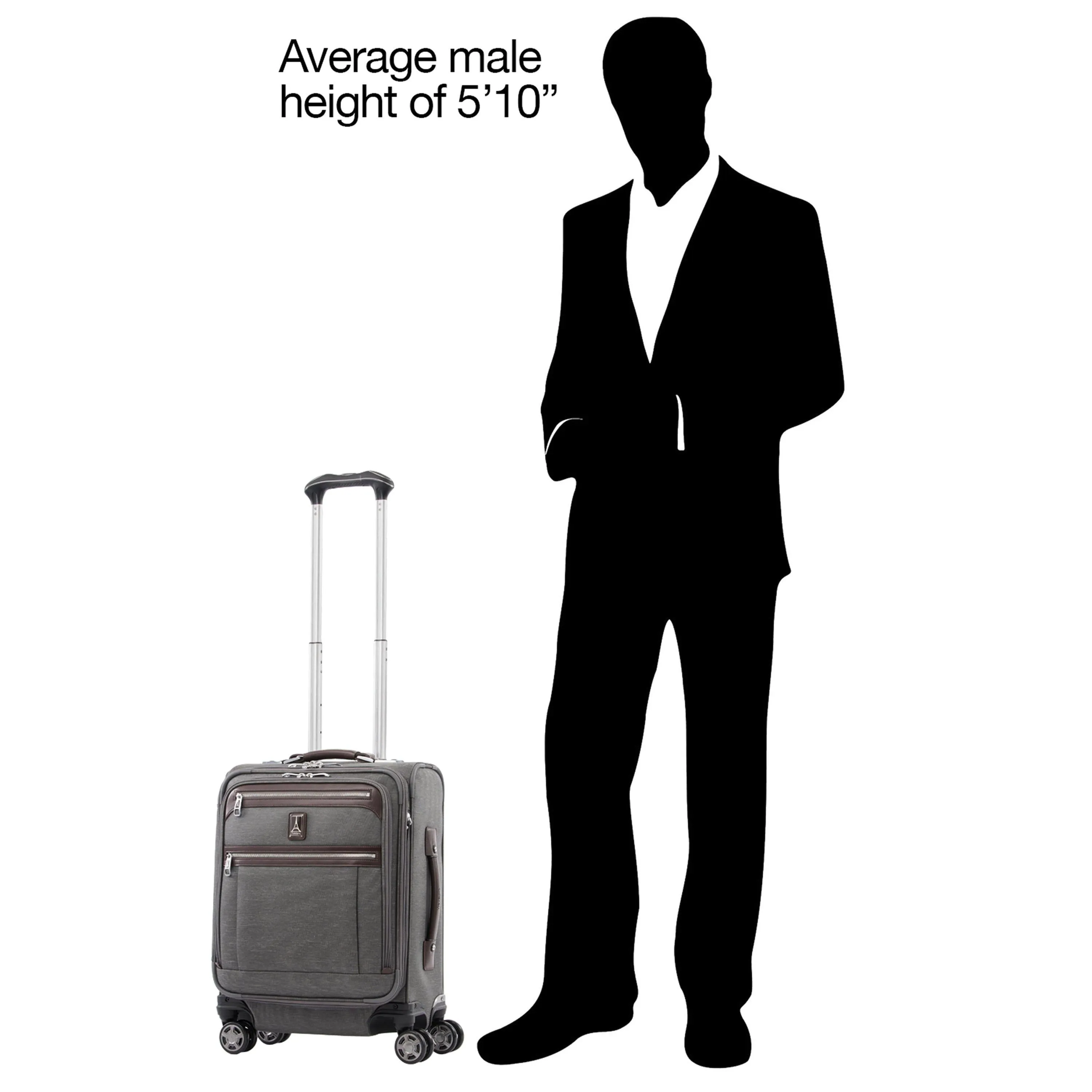TravelPro Platinum Elite 19" 4-Wheel Carry-On Luggage Bags Travelpro