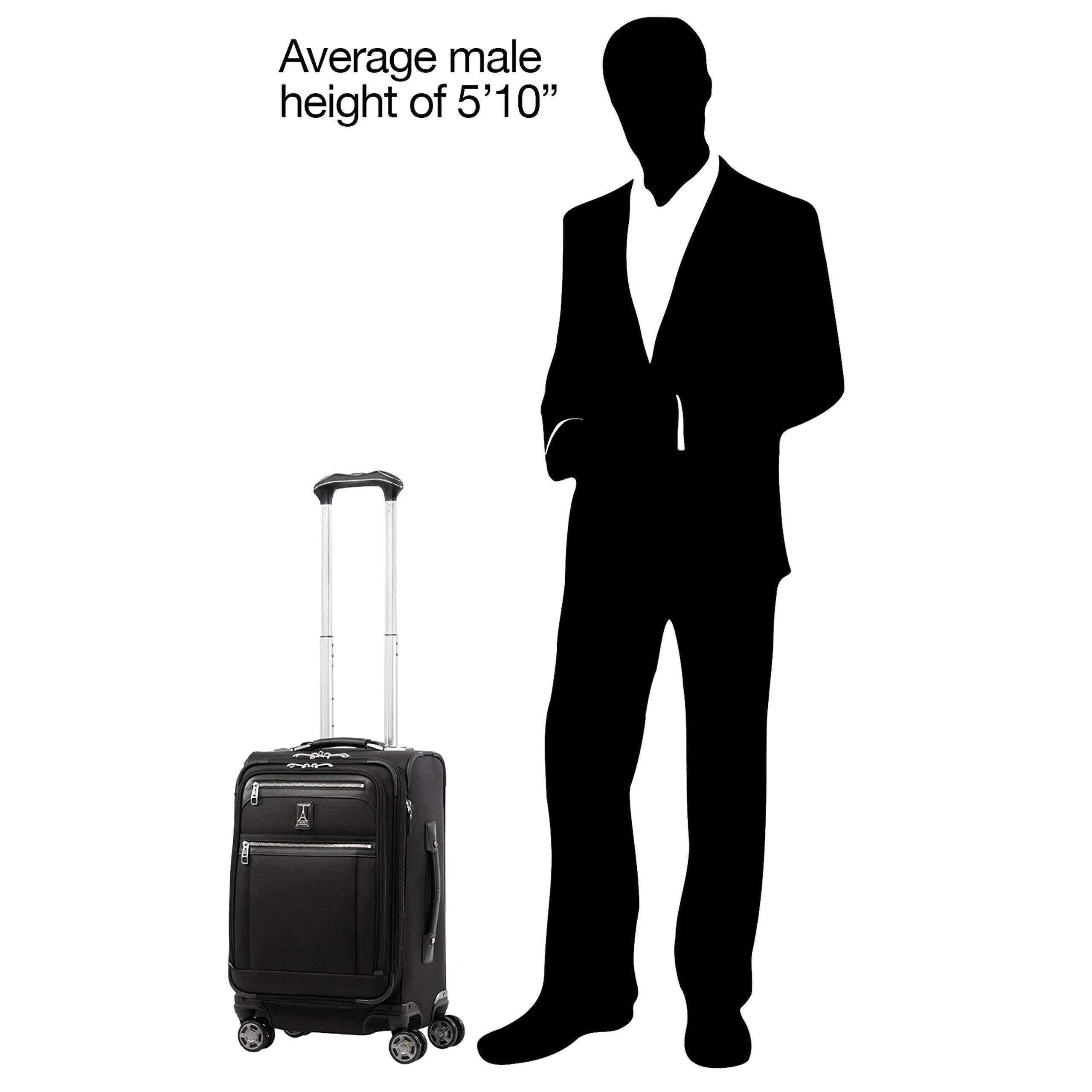 TravelPro Platinum Elite 20" 4-Wheel Carry-On Luggage Bags Travelpro