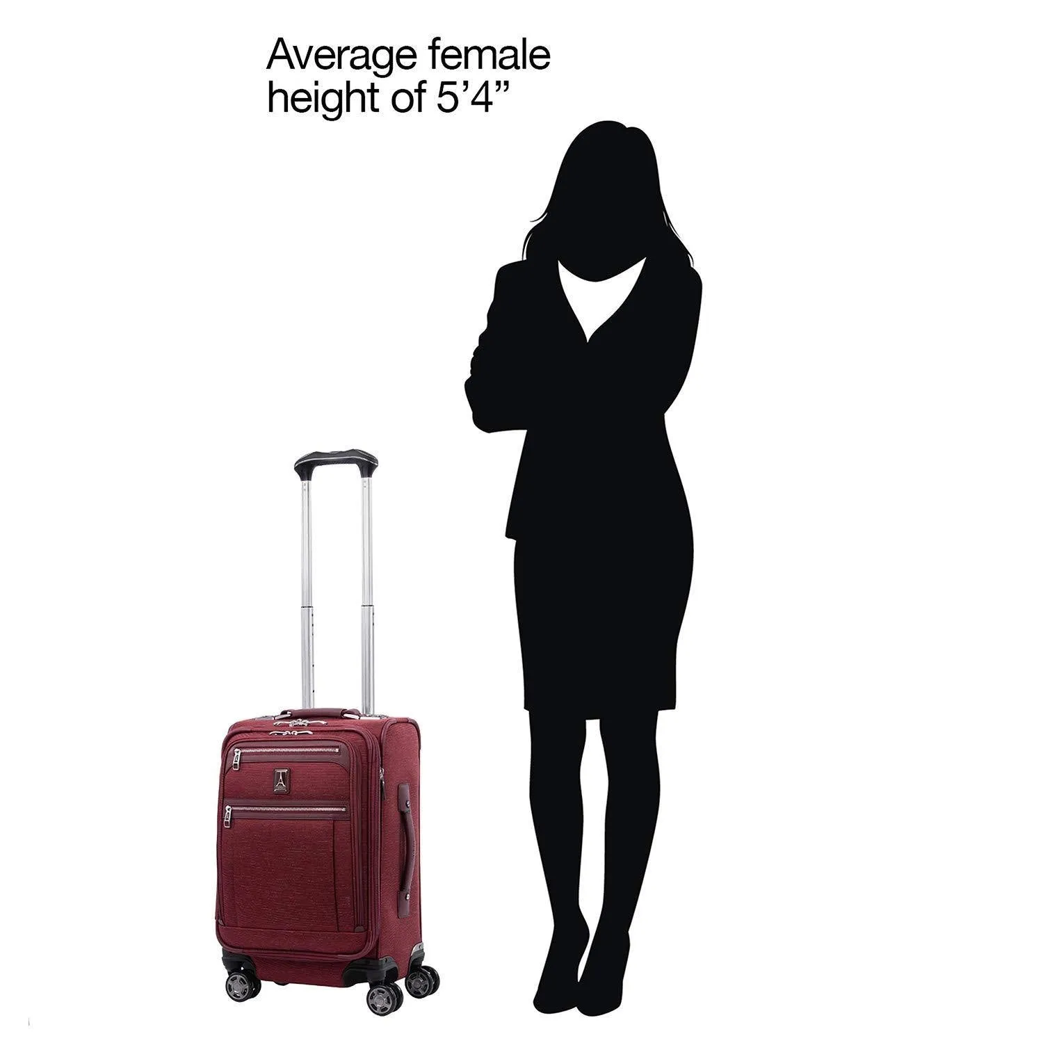 TravelPro Platinum Elite 20" 4-Wheel Carry-On Luggage Bags Travelpro
