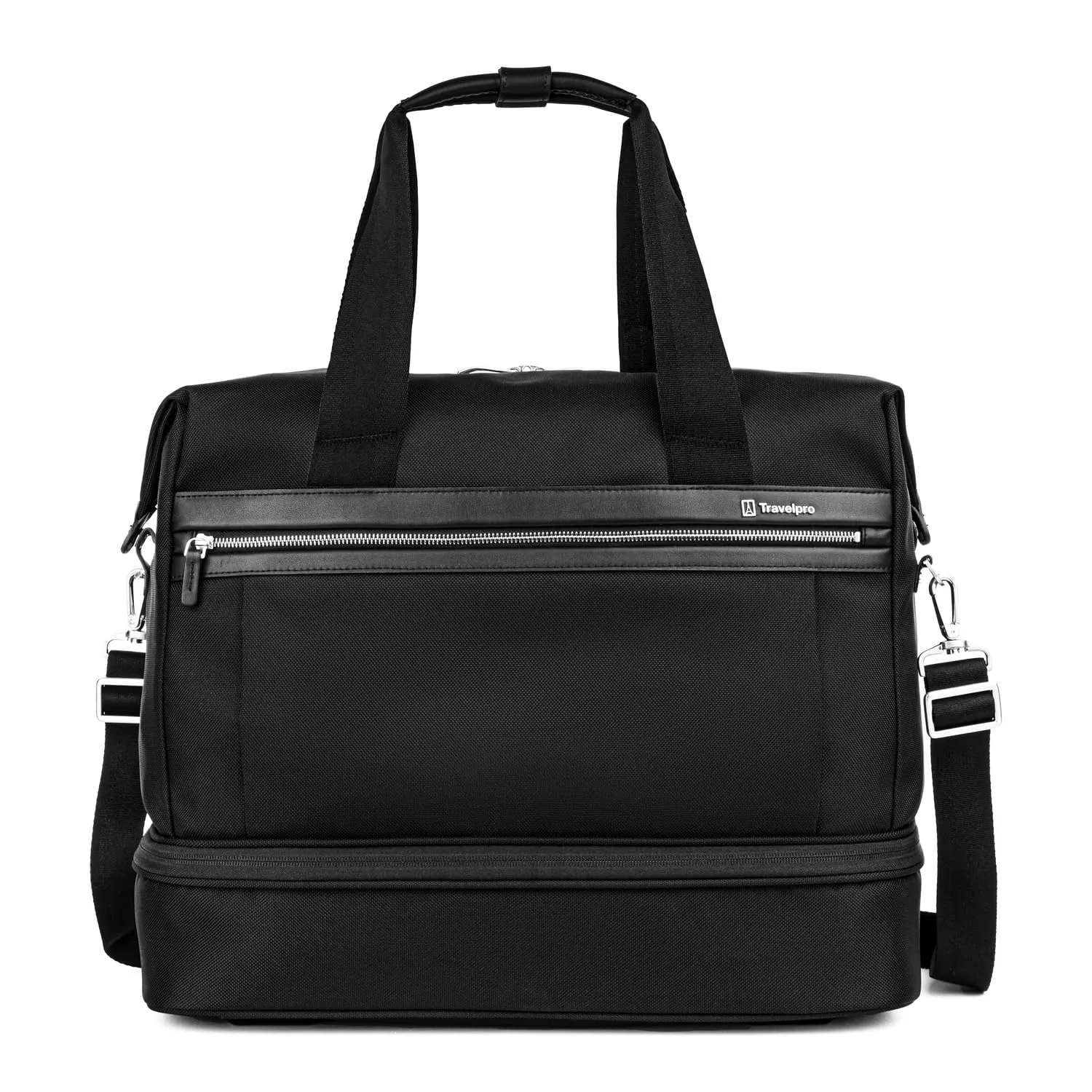 Travelpro Platinum Elite Carry on Soft Travel Drop-Bottom Weekender Bag (18.5 Inch) Bags Travelpro