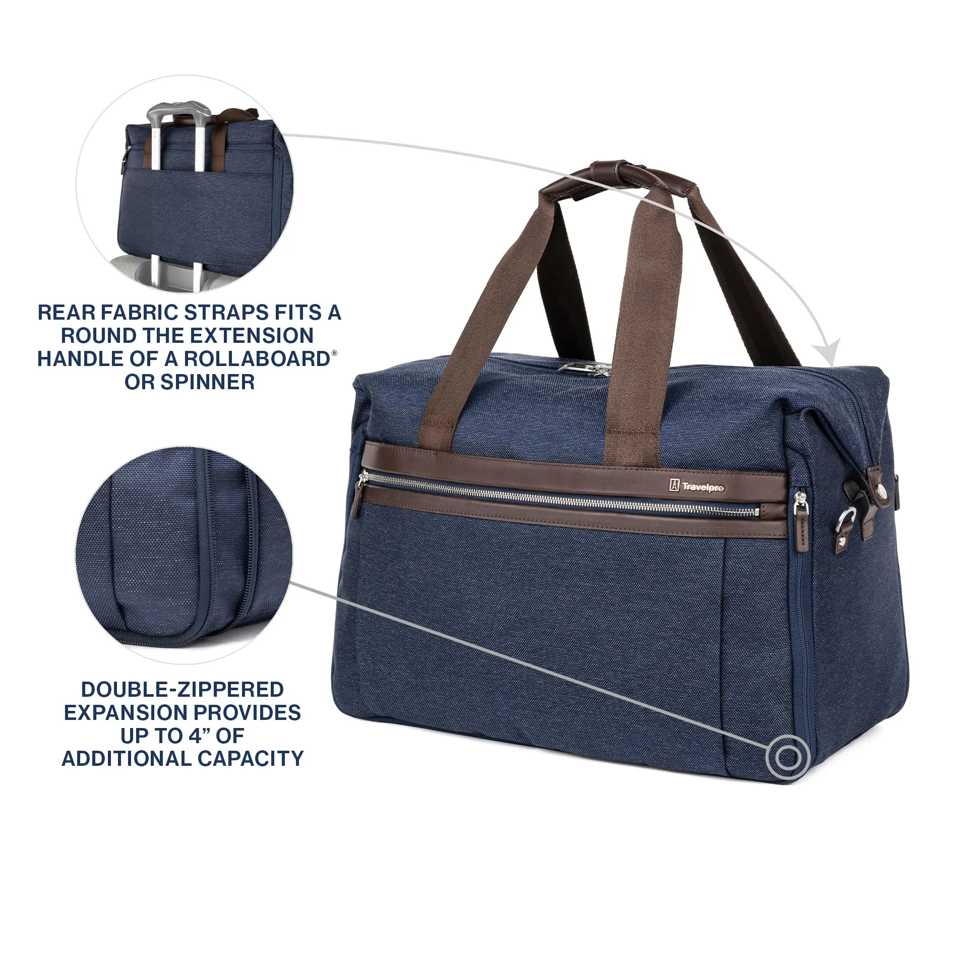 Travelpro Platinum Elite Carry on Soft Travel Duffel Bag (19 Inch) Bags Travelpro